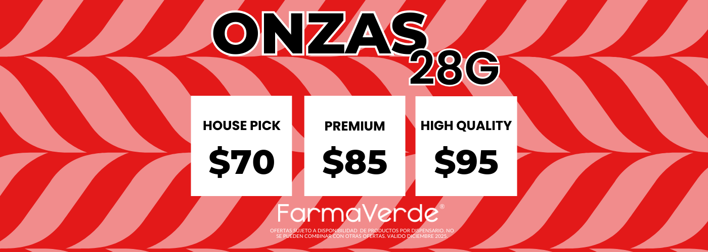 Flores Cannabis Medicinal Onzas (28g) de Farma Verde Puerto Rico